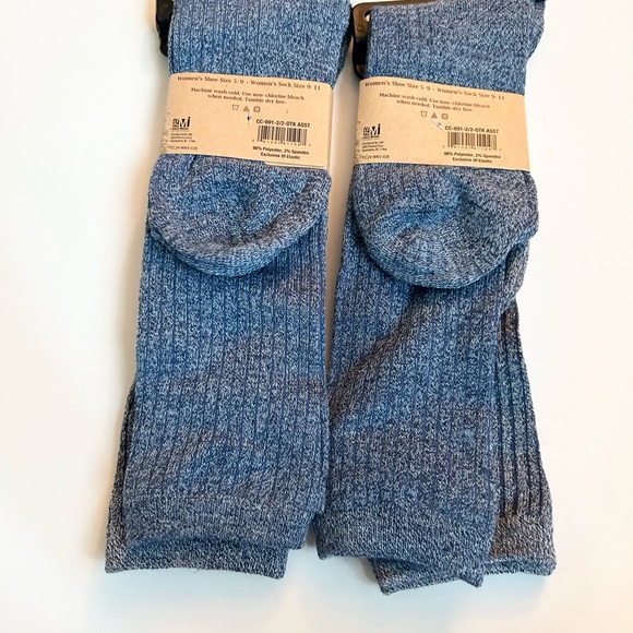 Clear Creek Woman’s Knee High Socks 4 Pairs Size 9 - 11 NWT - Picture 2 of 4